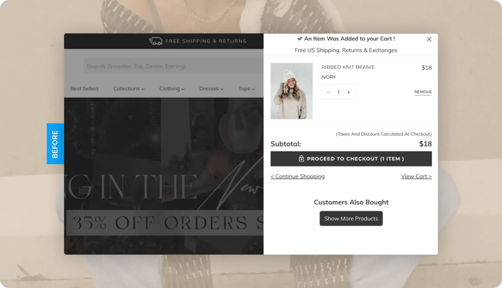 Lane 201 increase AOV with bold checkout CTA