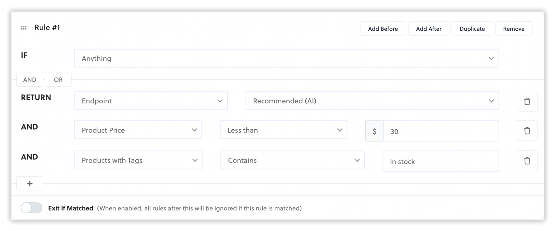 checkout page rule