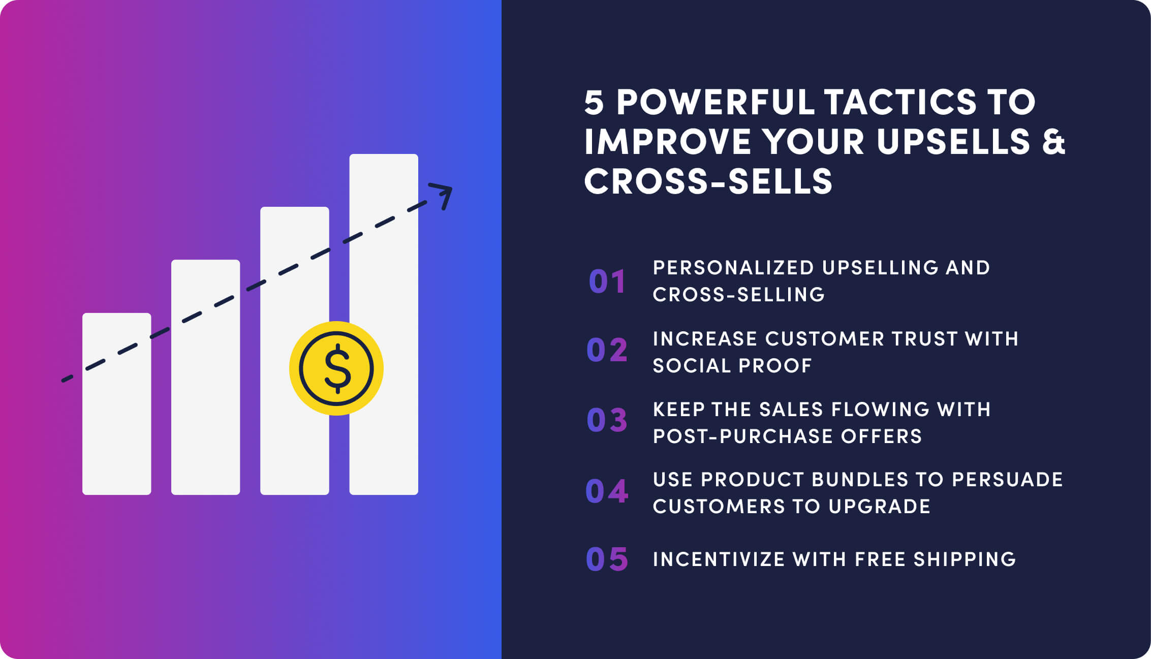 5 tactics to improve upsells and cross-sells