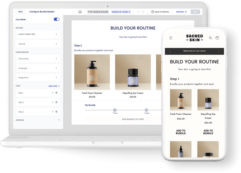 Rebuy Bundle Builder for Shopify: Give customers the freedom to build
