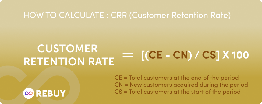 How to calculate customer retention rate - formula