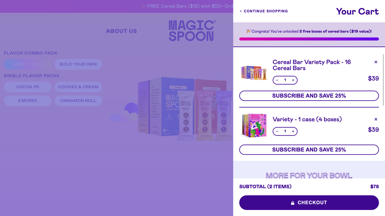 Magic Spoon Store Display Magic Spoon