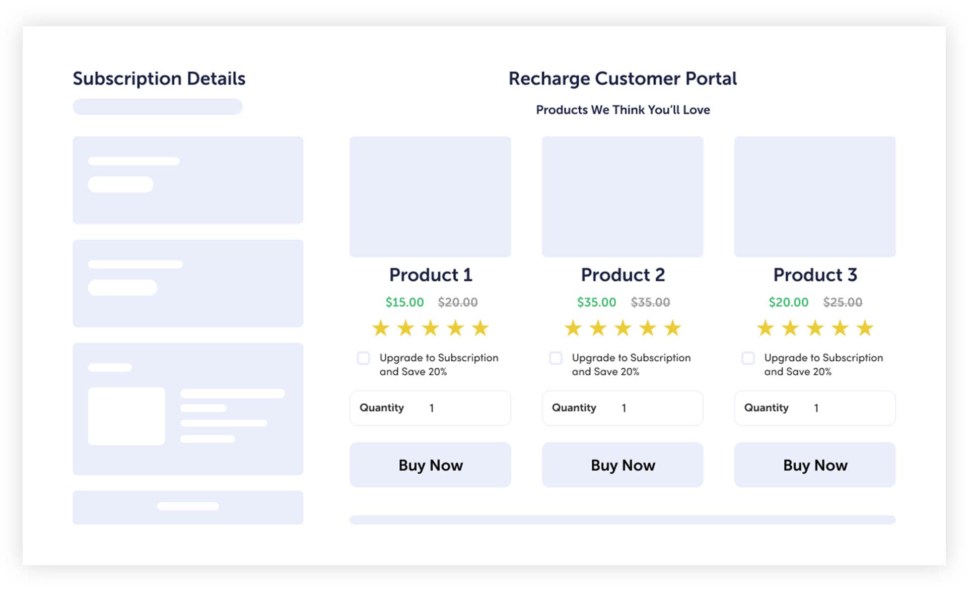 recharge customer portal