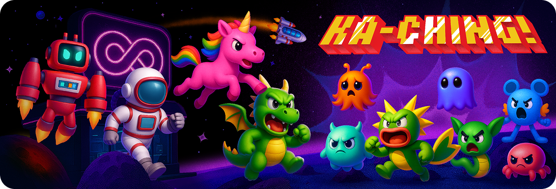 Rebuy KA-CHING! Game heroes and villains
