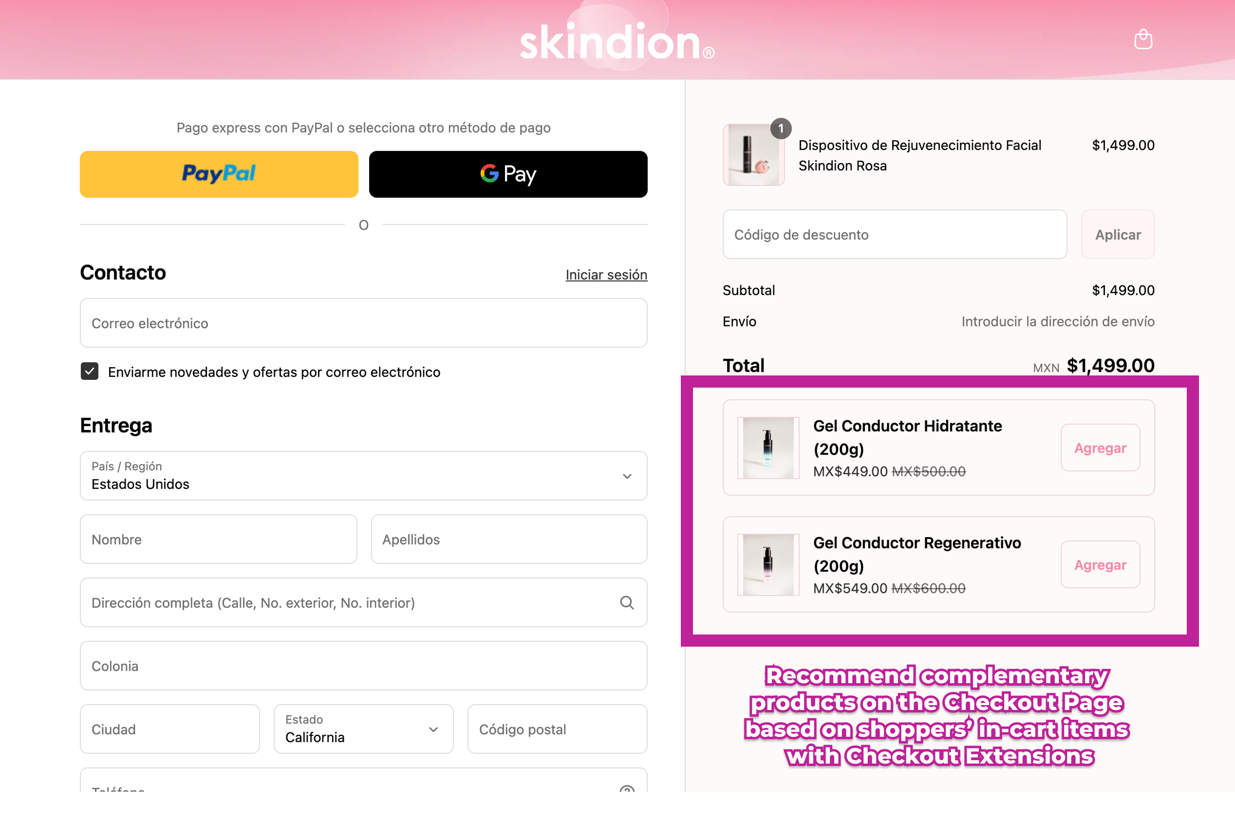 Skindion Checkout Ext._Inspo Page_