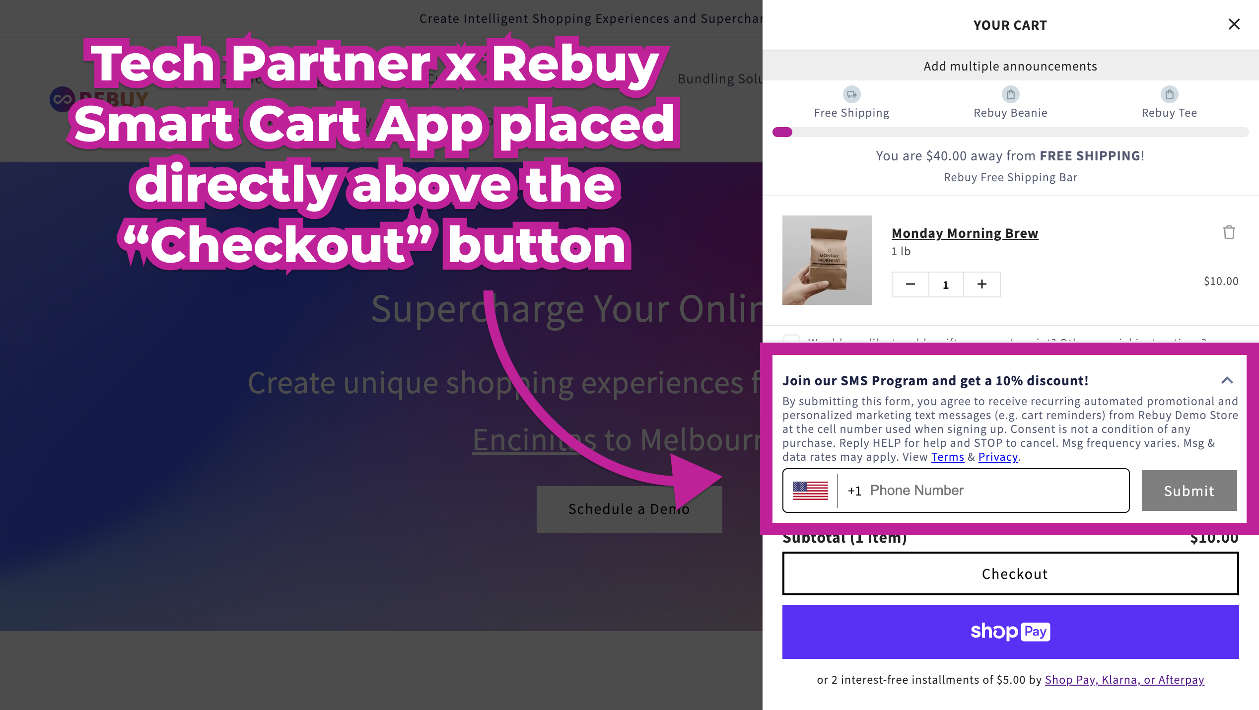 Smart CartTM App Partner Example Image-2