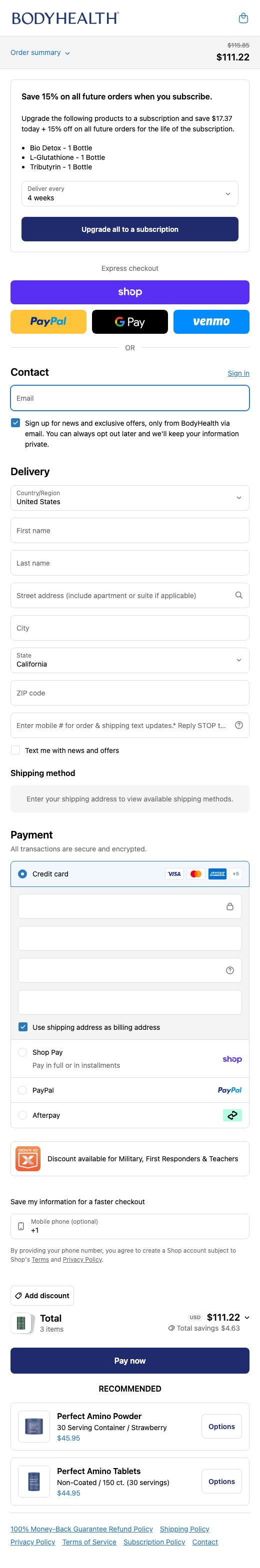 BodyHealth.com LLC – Mobile