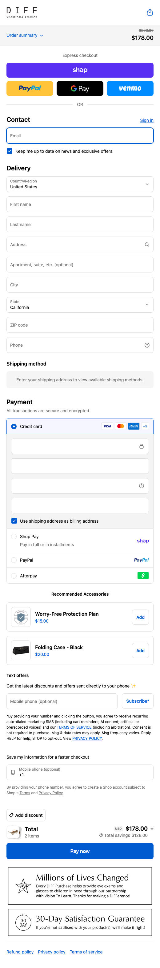 DIFF Eyewear – Mobile