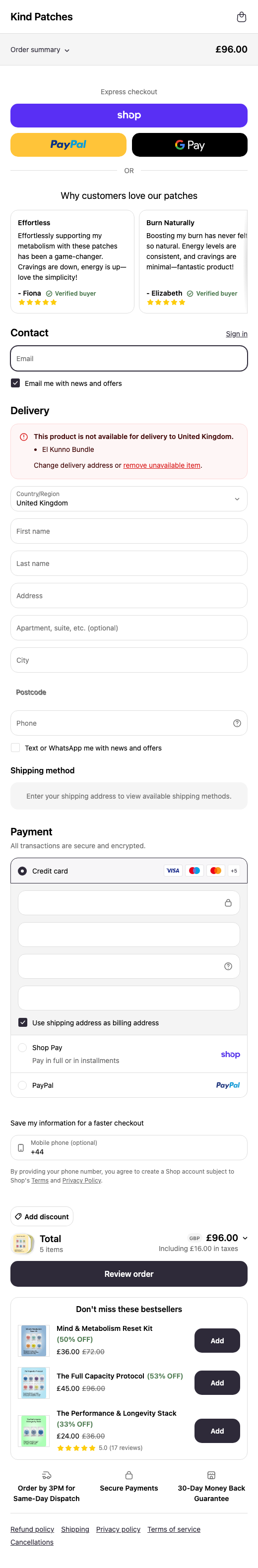 Kind Patches – Mobile