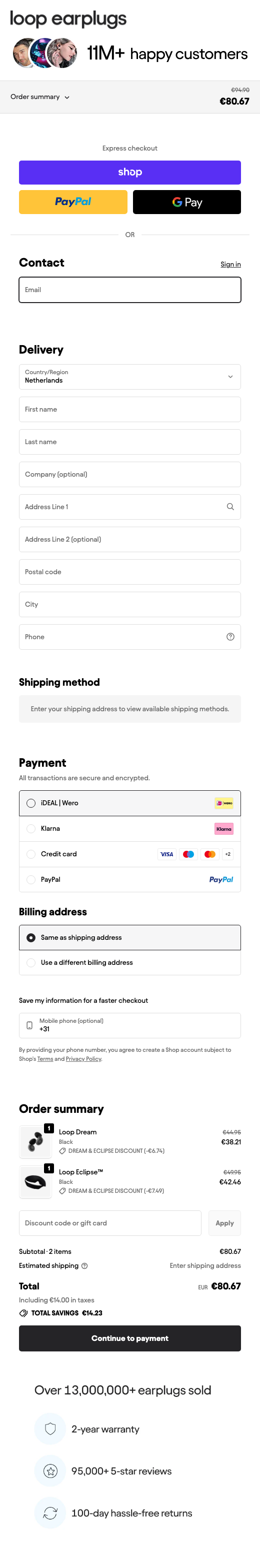 Loop Earplugs – Mobile