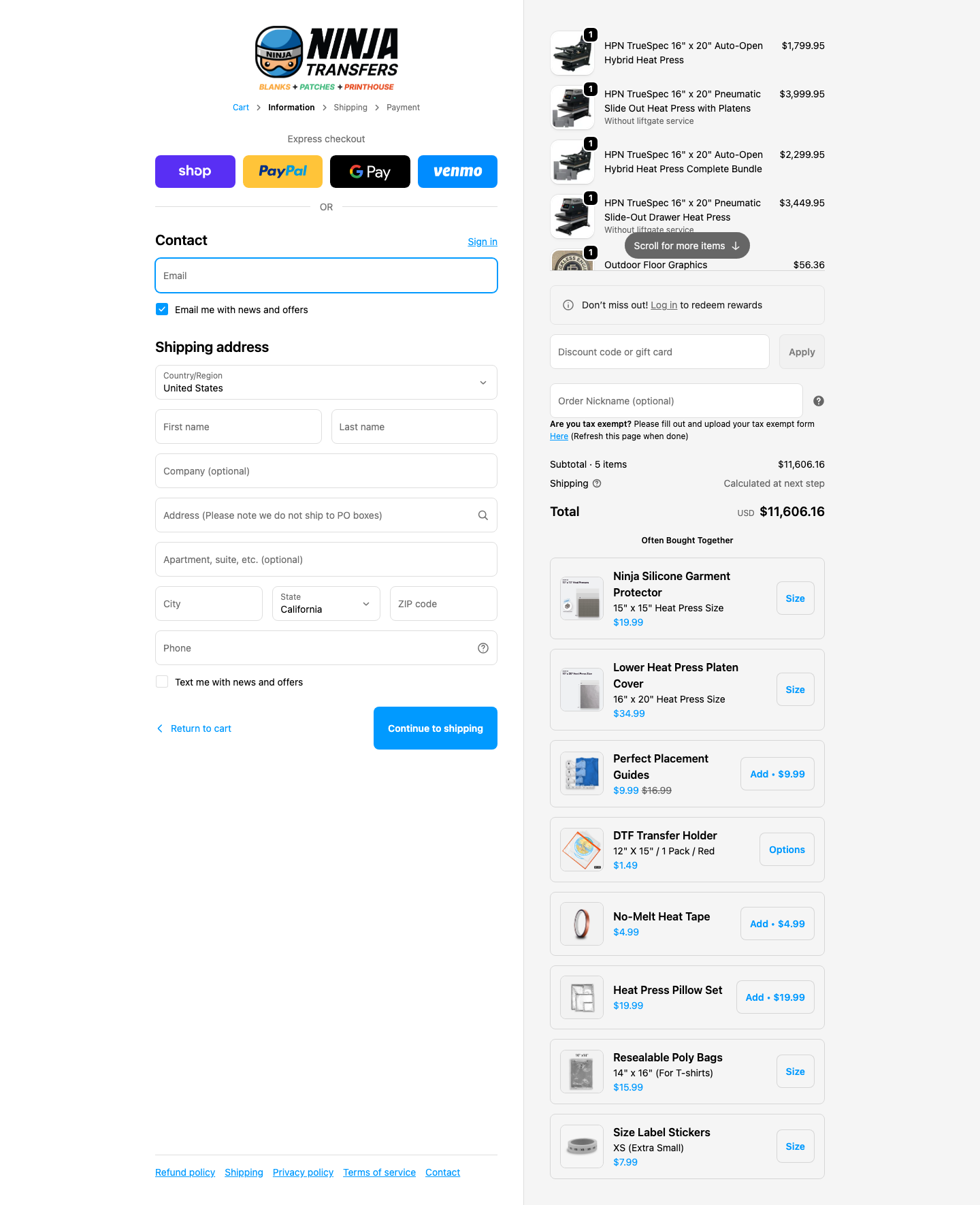 Ninja Transfers – Desktop