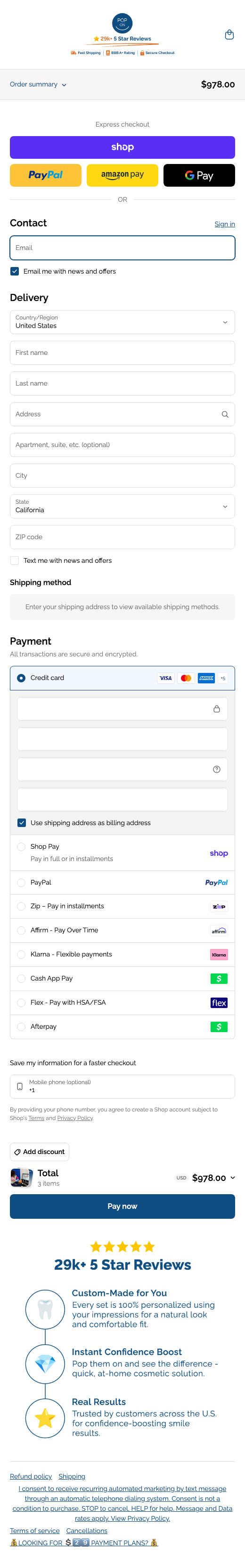 Pop On Veneers – Mobile