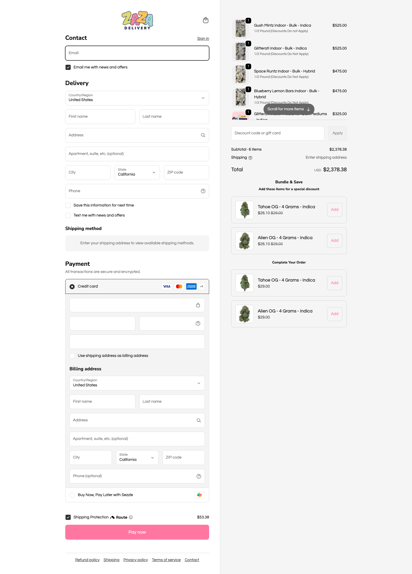 ShopZaza – Desktop