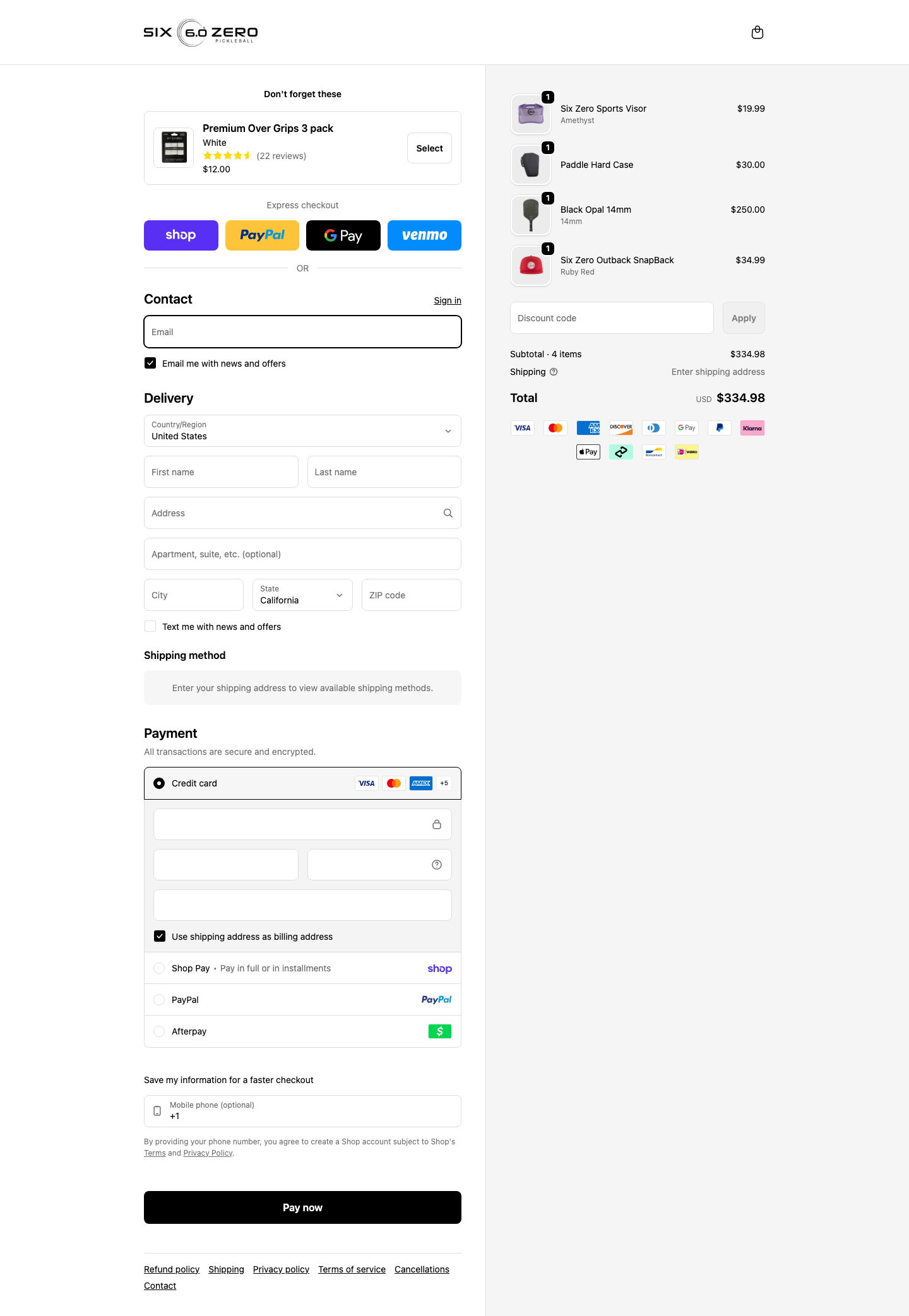Six Zero US – Desktop