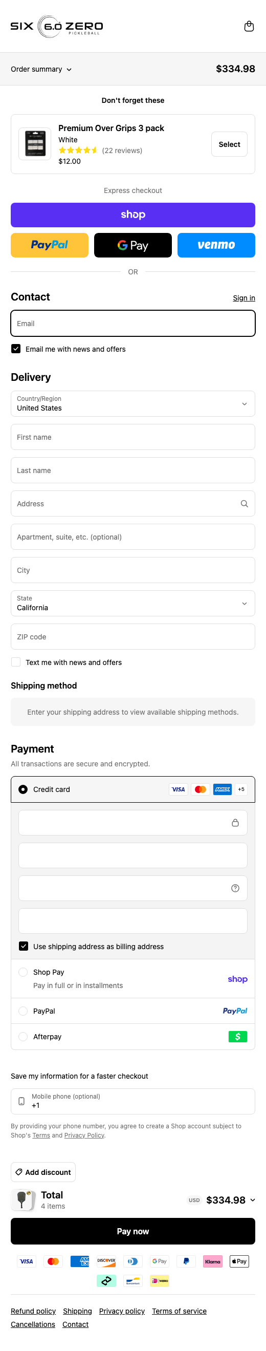 Six Zero US – Mobile