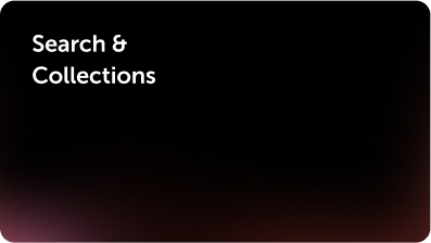 Search & Collections gradient